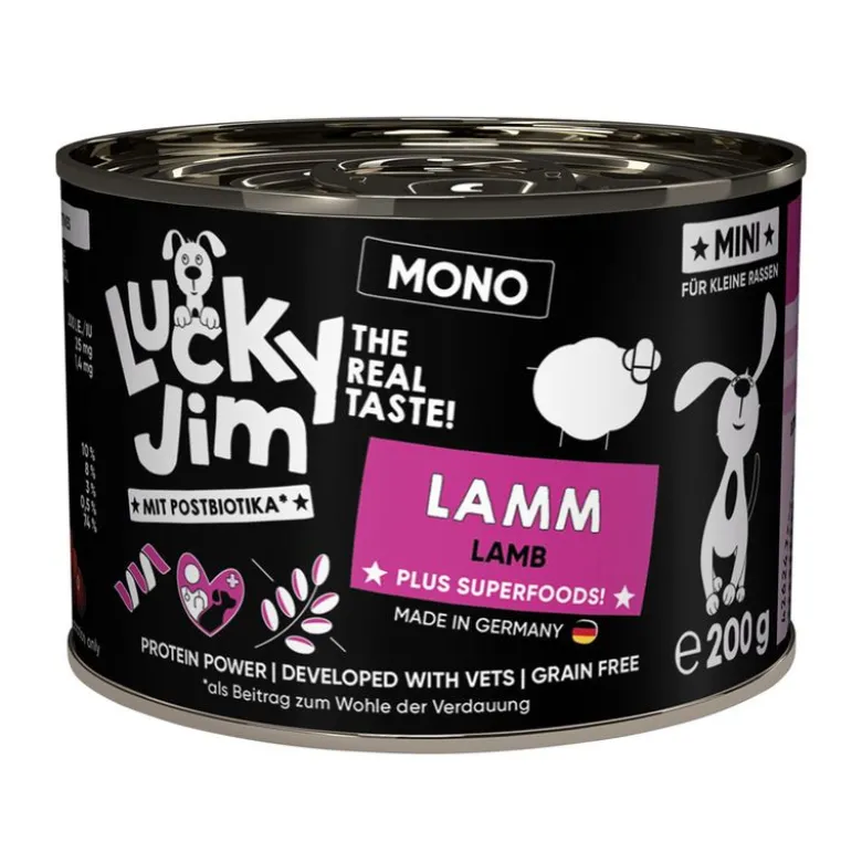 Lucky Jim MINI Mono 24 x 200 g økonomipakke