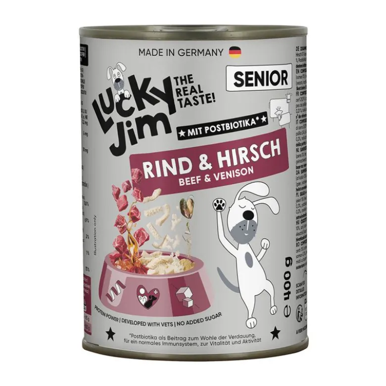 Lucky Jim Senior 24 x 400 g økonomipakke