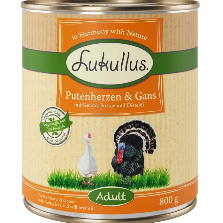 Lukullus Adult Kalkunhjerter & Gås