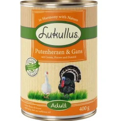 Lukullus Adult Kalkunhjerter & Gås