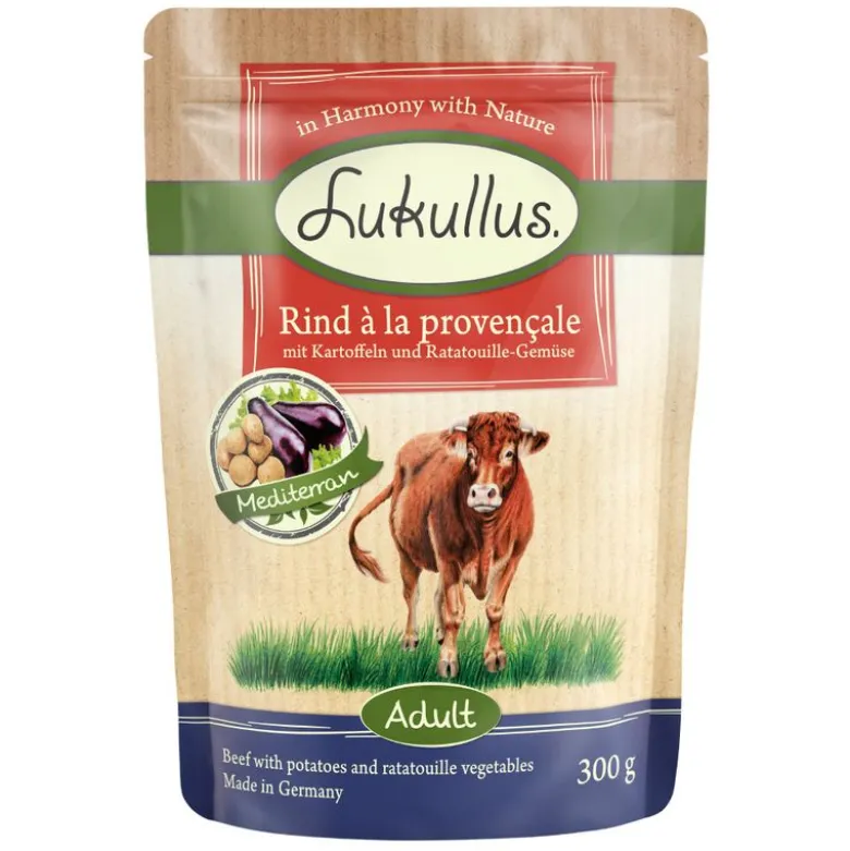 Lukullus Adult Kornfri portionsposer 6 x 300 g