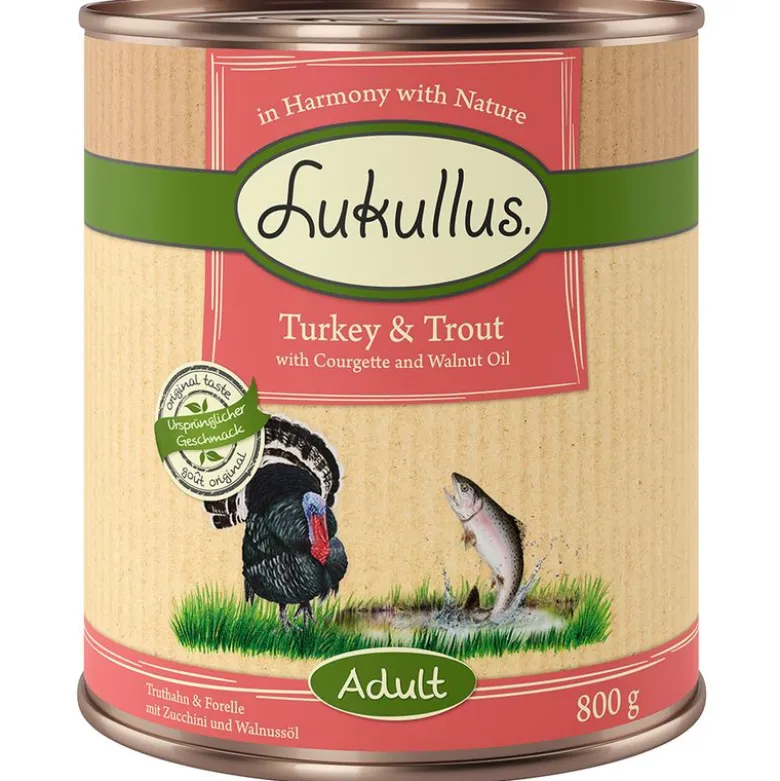 Lukullus Naturkost Adult Kornfri 6 x 800 g