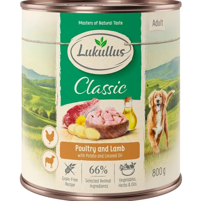 Lukullus Naturkost Adult Kornfri 6 x 800 g