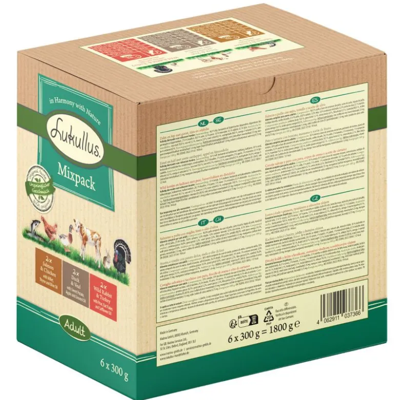 Lukullus Naturkost Portionsposer 6 x 300 g