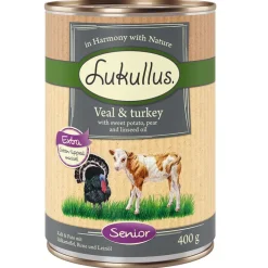 Lukullus Naturkost Senior Kalv & Kalkun Kornfri