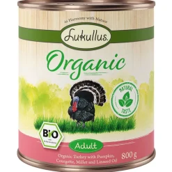 Lukullus Organic Adult Øko Kalkun med Øko Zucchini (glutenfri)