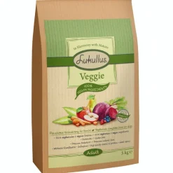 Lukullus Prøvepakke: 1,5 kg / 5 kg tørfoder + 6 x 400 g vådfoder