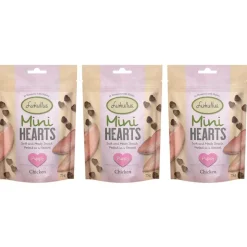 Lukullus Puppy "Mini Hearts" Snacks Kylling (kornfri)
