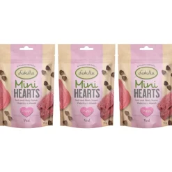 Lukullus Puppy "Mini Hearts" Snacks Kalvekød (kornfri)