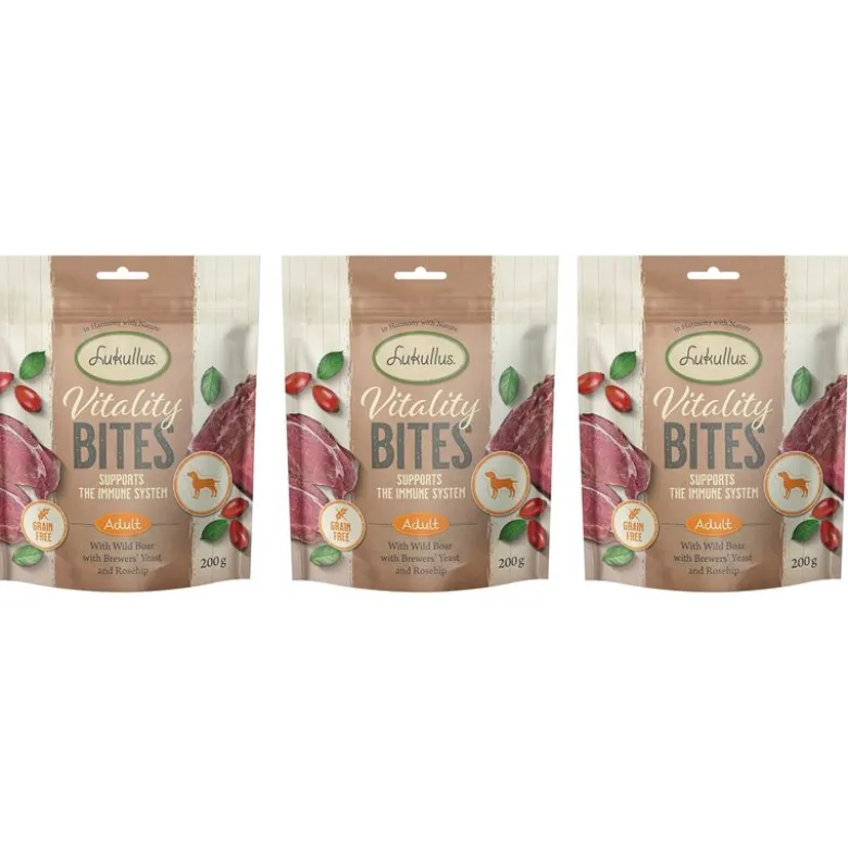 Lukullus Vitality Bites - Immun: Vildsvin (kornfrit)