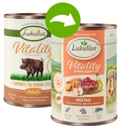Lukullus Vitality Immune System: Vildsvin (kornfri)