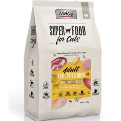 MAC's Superfood for Cats Adult and, kalkun og kylling