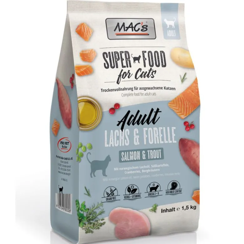 MAC's Superfood to Cats Adult Laks og ørred