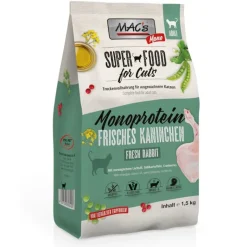 MAC's Superfood to Cats Adult Monoprotein Kanin