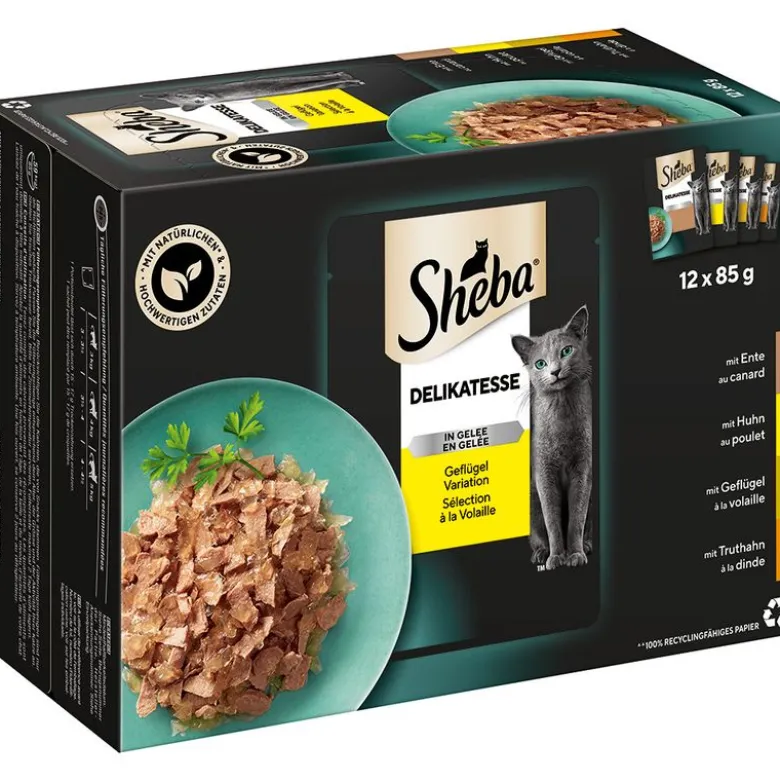 Megapack Sheba varianter i portionsposer 24 x 85 g