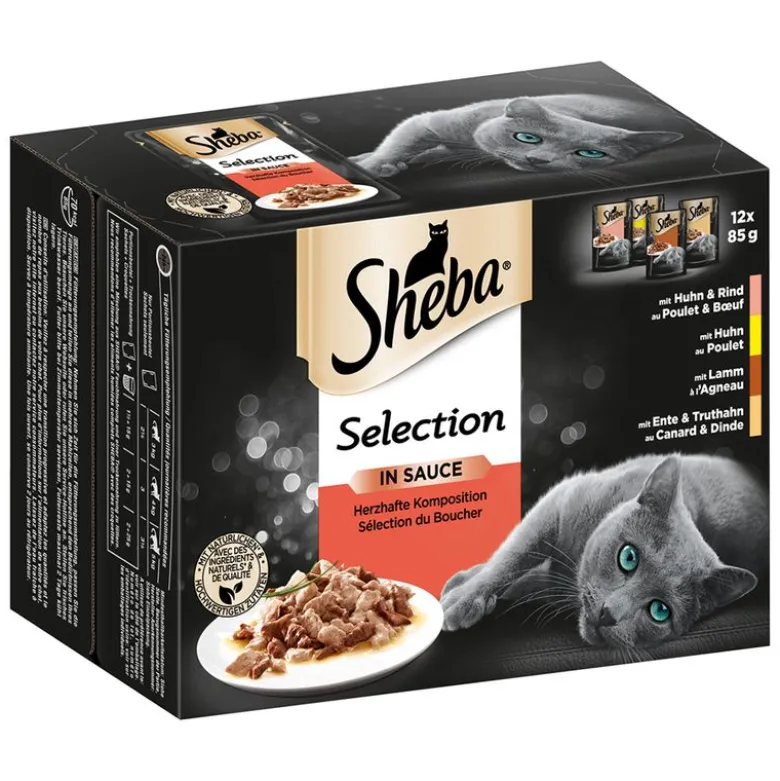 Megapack Sheba varianter i portionsposer 24 x 85 g