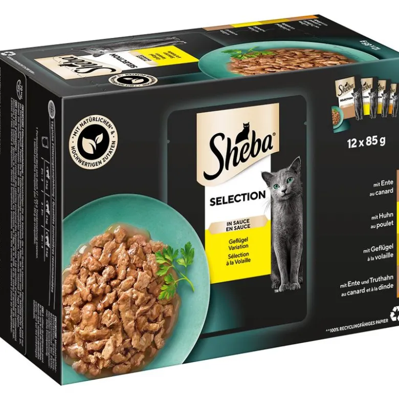 Megapack Sheba varianter i portionsposer 24 x 85 g