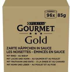 Megapakke: Gourmet Gold kattefoder 96 x 85 g