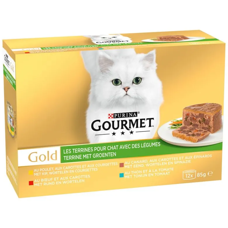 Megapakke: Gourmet Gold kattefoder 96 x 85 g