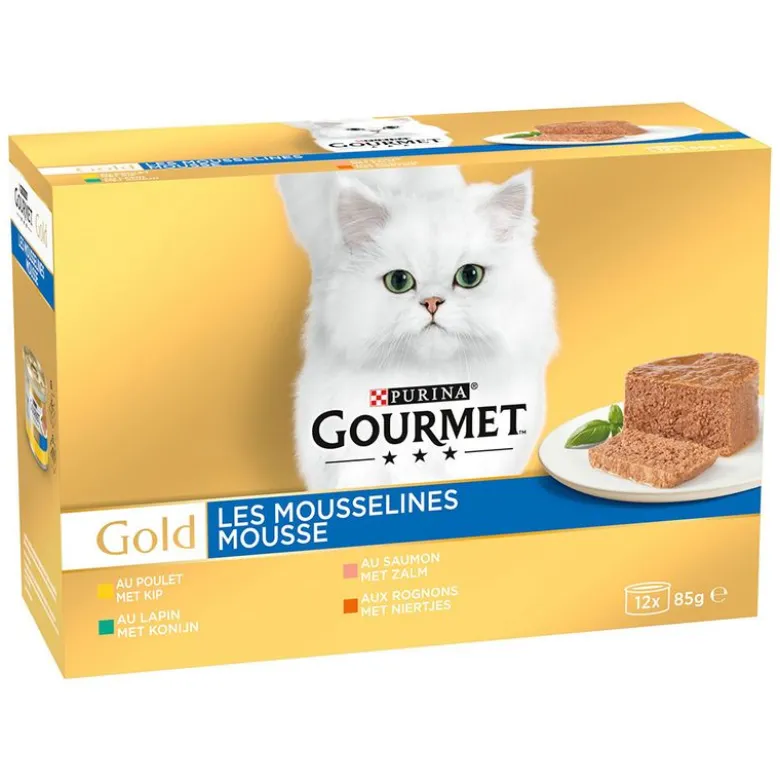 Megapakke: Gourmet Gold kattefoder 96 x 85 g
