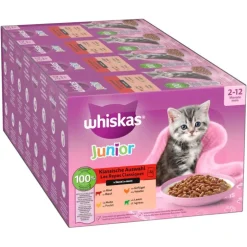 Megapakke Whiskas Junior portionsposer 48 x 85 g
