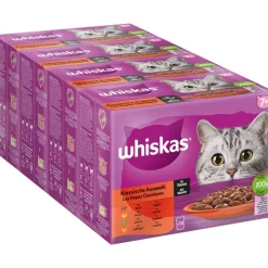 Megapakke: 144 x 85 g Whiskas Senior portionsposer