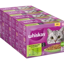 Megapakke: 144 x 85 g Whiskas Senior portionsposer