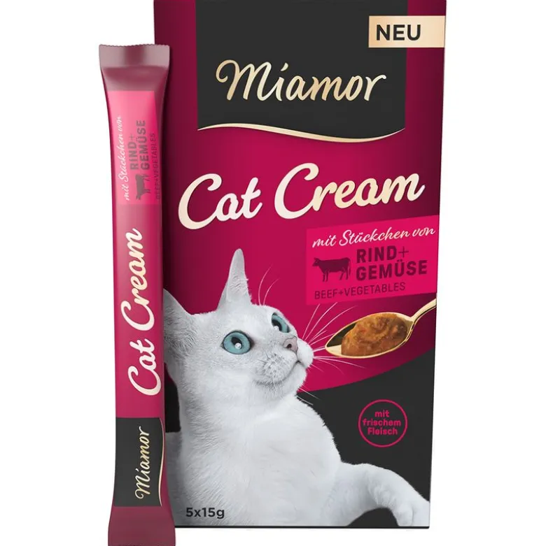 Miamor Cat Cream oksekød + grøntsager