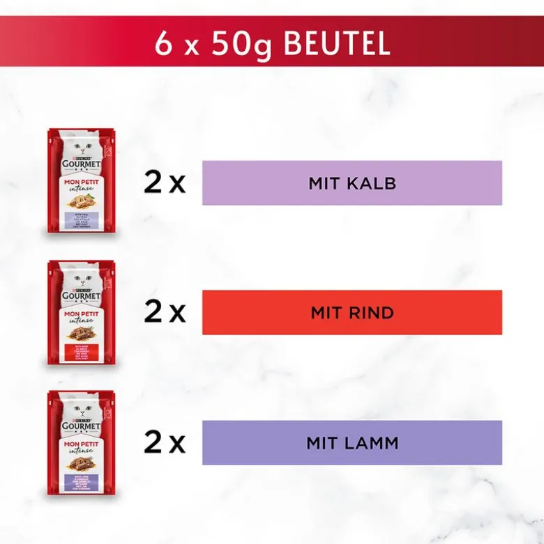 Mixpakke Gourmet Mon Petit 12 x 50 g
