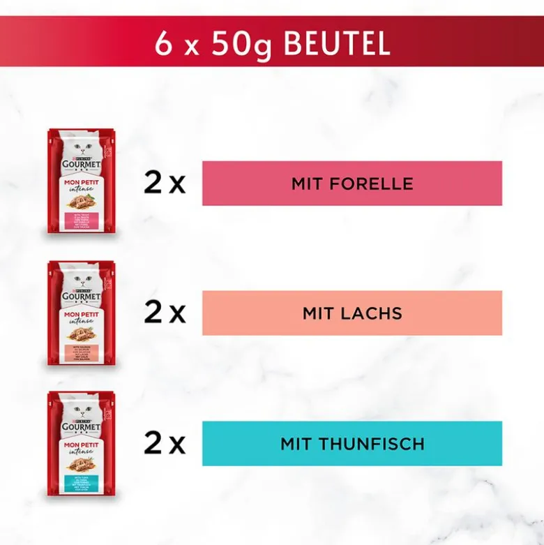 Mixpakke Gourmet Mon Petit 12 x 50 g