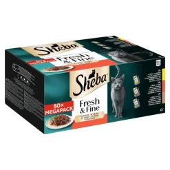 Mixpakke Sheba Fresh Fine fresh portionsposer 50 x 50 g