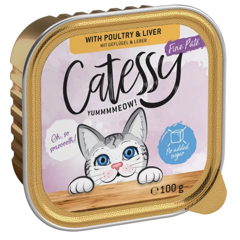 Mix-pakke: 8 x 100 g Catessy bakker