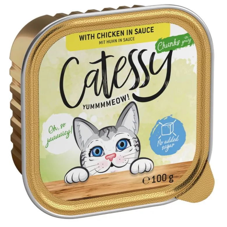 Mix-pakke: 32 x 100 g Catessy bakker