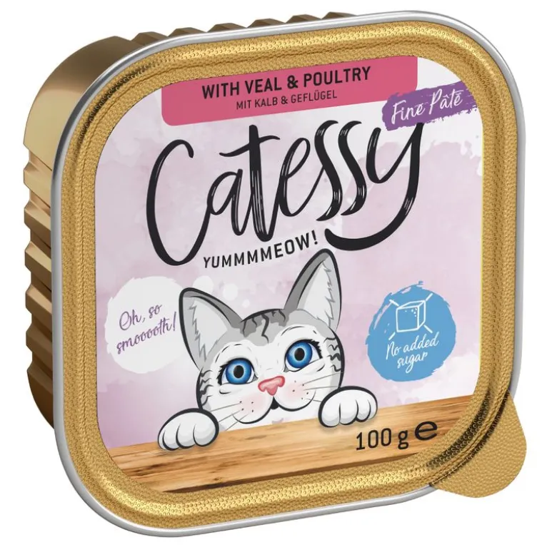 Mix-pakke: 32 x 100 g Catessy bakker