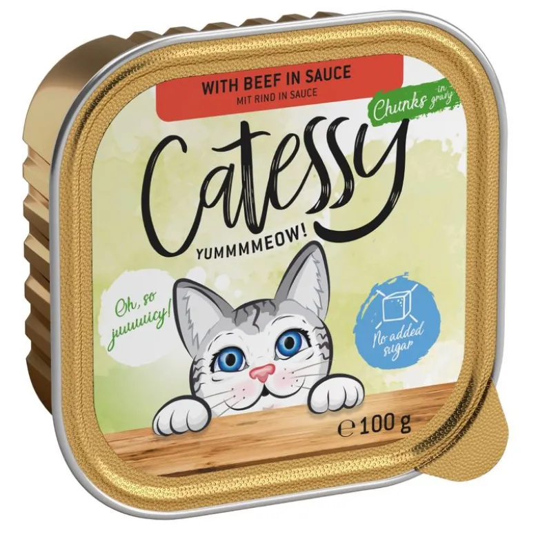 Mix-pakke: 32 x 100 g Catessy bakker