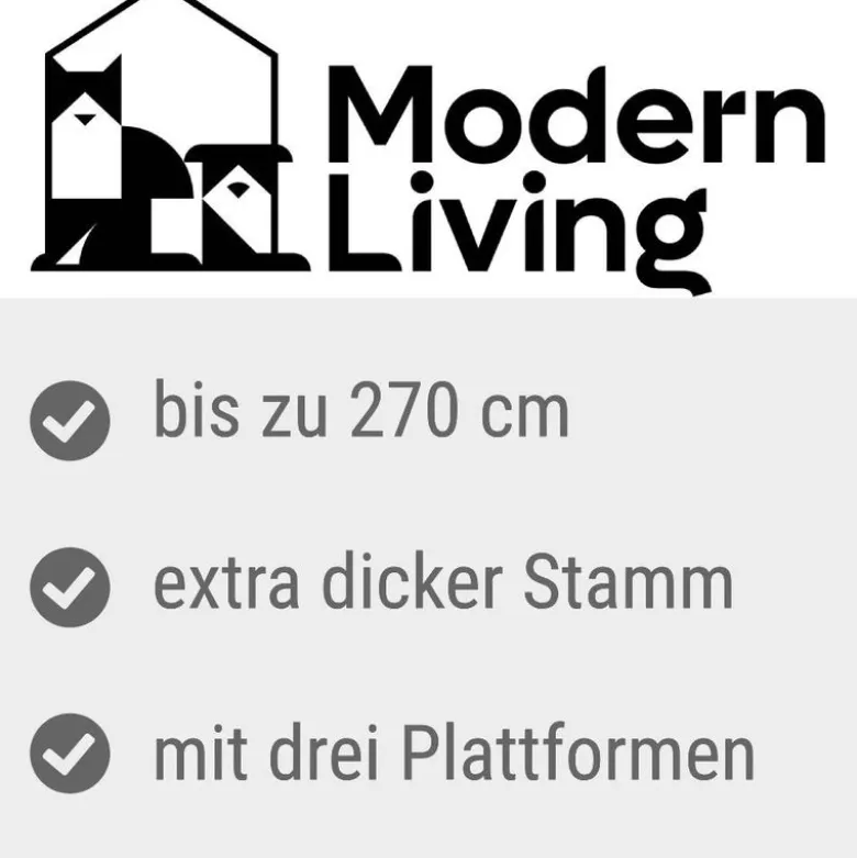 Modern Living højdejusterbart kradsetræ Isernia