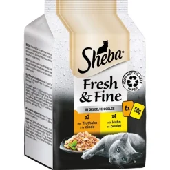 Multipack Sheba Fresh & Fine Portionsposer 6 x 50 g