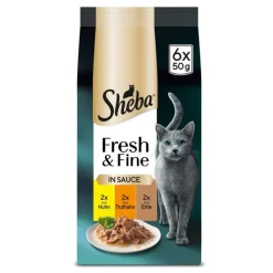 Multipack Sheba Fresh & Fine Portionsposer 6 x 50 g