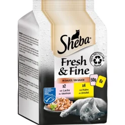 Multipack Sheba Fresh & Fine Portionsposer 6 x 50 g