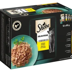 Multipakke Sheba varianter i portionsposer 12 x 85 g
