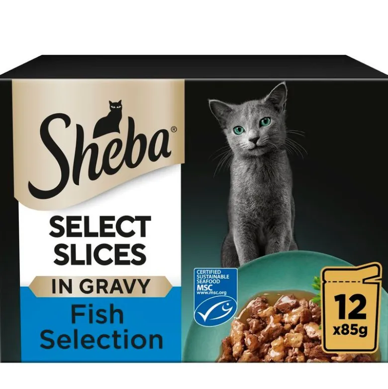 Multipakke Sheba varianter i portionsposer 12 x 85 g