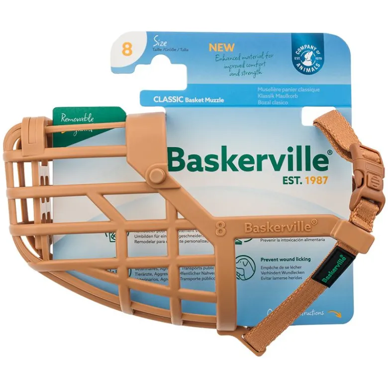 Mundkurv Baskerville Classic, beige