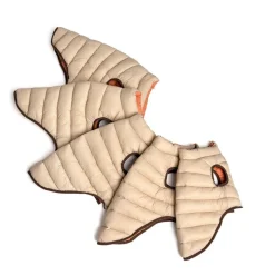 Nomad Tales Bloom hundefrakke puffer, orange/beige
