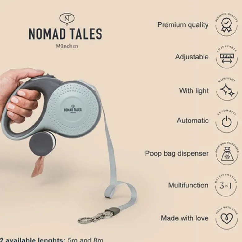 Nomad Tales Calma indtrækkelig snor sæt, 8 m