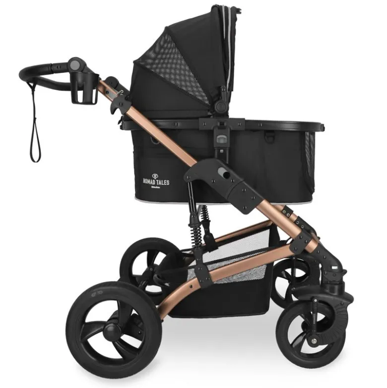 Nomad Tales Calma Pet Stroller, lyserød guld