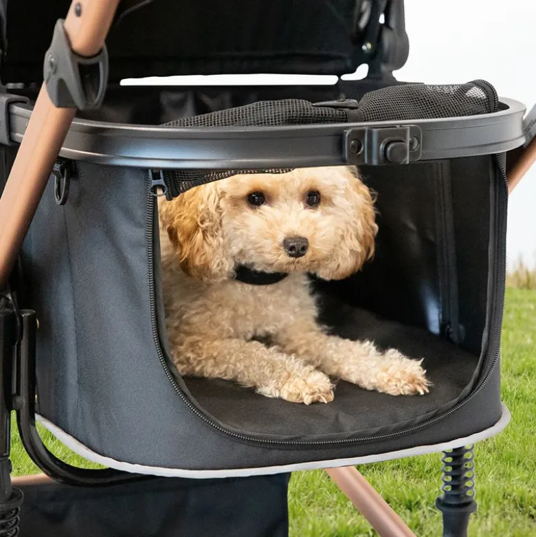 Nomad Tales Calma Pet Stroller, lyserød guld