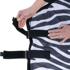 Nomad Tales Fluedækken zebra med fast nakkedel