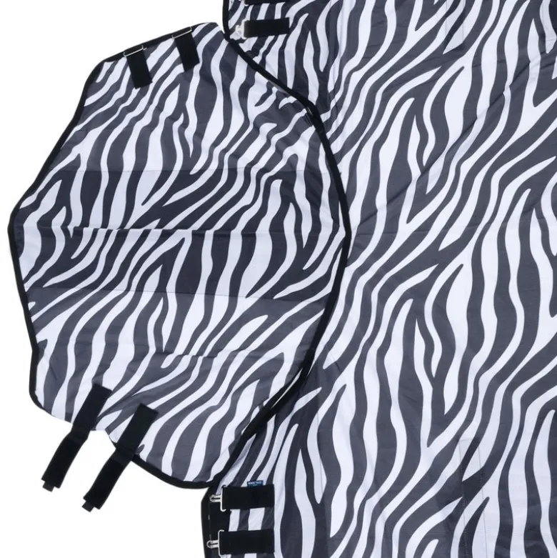 Nomad Tales Fluedækken zebra med fast nakkedel