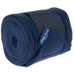 Nomad Tales Hestebandager i fleece, marineblå
