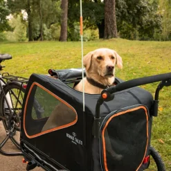Nomad Tales Spirit cykeltrailer, ebony/tangerine